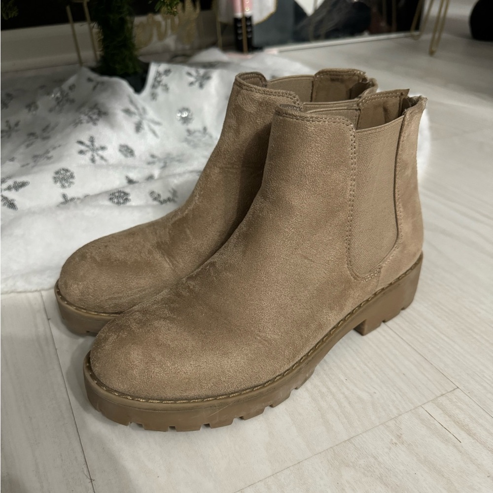 Tan Booties